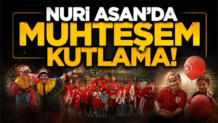 Nuri Asan'da mükemmel kutlama