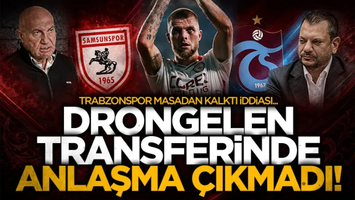 Rick van Drongelen pazarlıklarında kriz: Trabzonspor ile yapılan görüşmeler tıkandı 