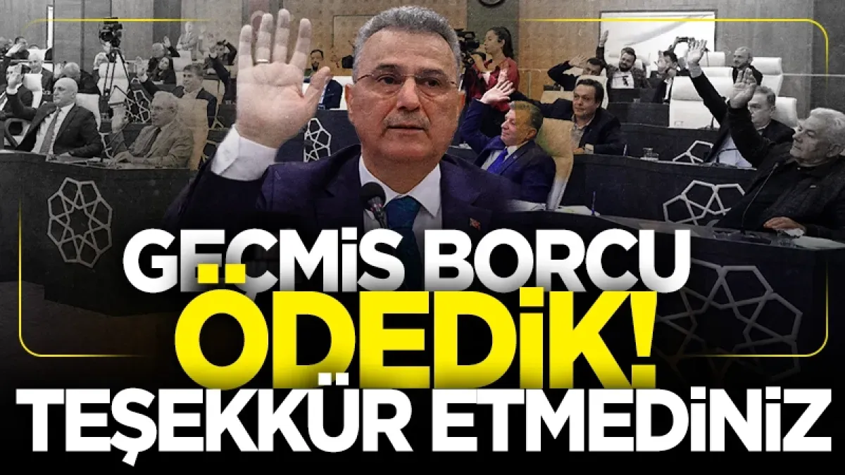 Samsun İlkadım Belediye Meclisi'nde borç tartışması: 2 yılda destan yazdık teşekkür etmek zor mu?
