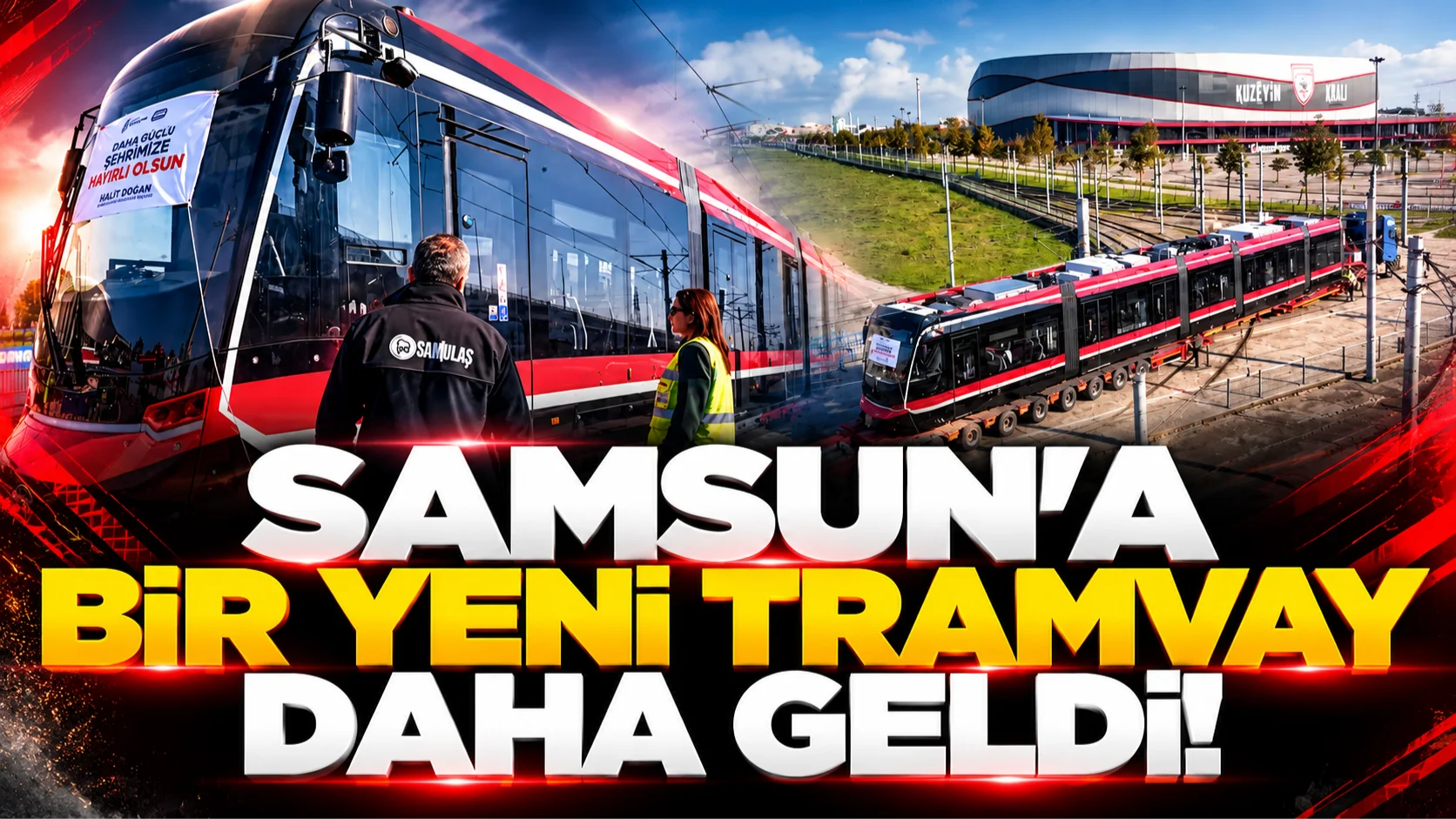 Samsun'a bir tramvay daha geldi: Filodaki sayı 41'e çıkacak