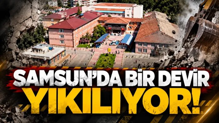 Samsun'da Kadın Doğum Hastanesi yıkılıyor!