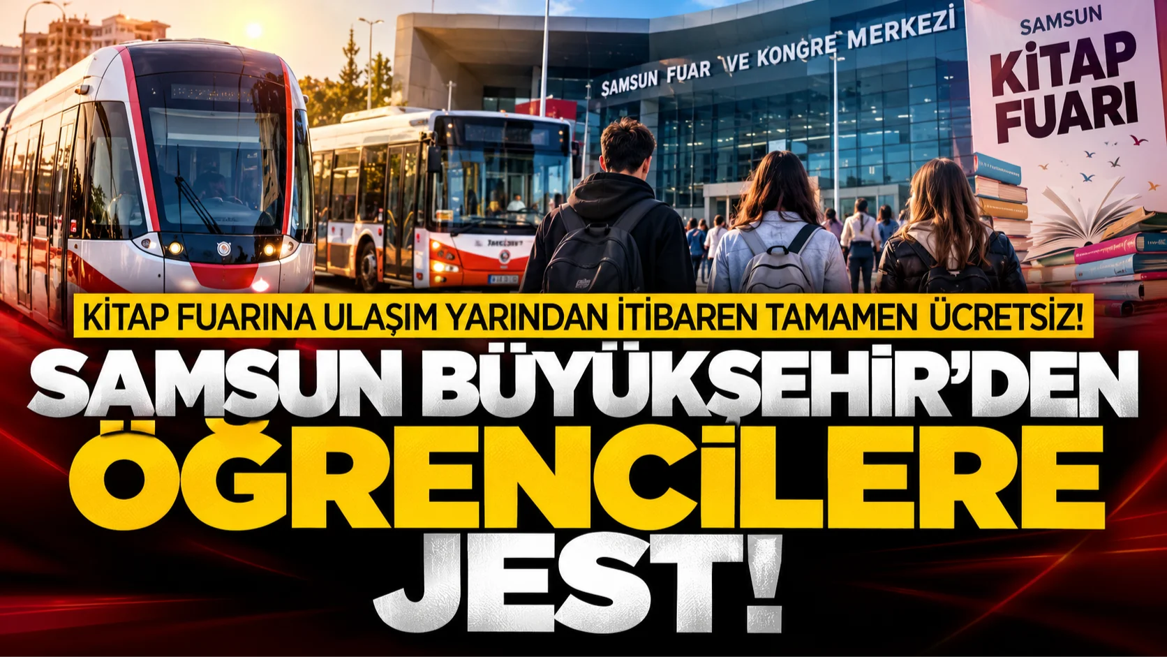 Samsun'da öğrencilere 9 gün ücretsiz ulaşım: Yarın başlıyor