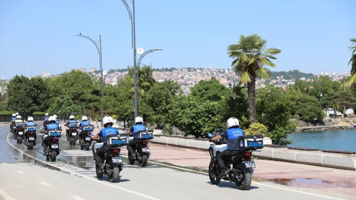 Samsun'da zabıtaya hızlı müdahale gücü: Motosikletli ekipler sahada indi