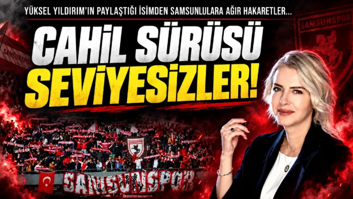 Samsunlulara cahil sürüsü, seviyesizler dedi! Konum atayım gel!