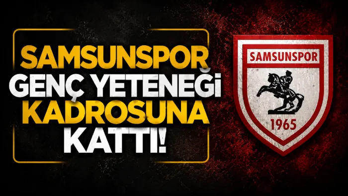 Samsunspor altyapısına bir takviye daha: Kuzey Kurnaz Kırmızı-Beyazlı kadroda