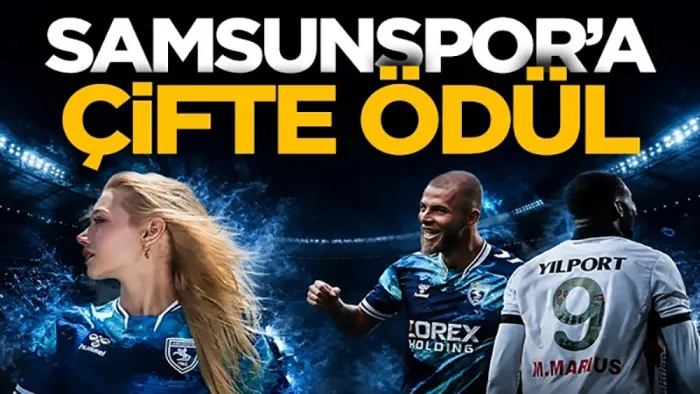 Samsunspor Avrupa'yı salladı! İki ödül birden...
