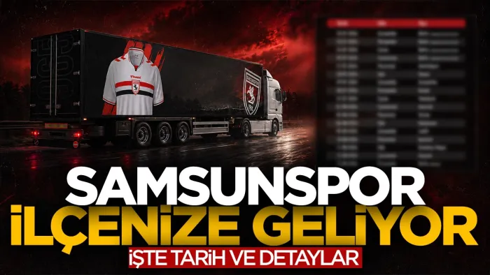 Samsunspor FC Store ilçelere geliyor: Program belli oldu