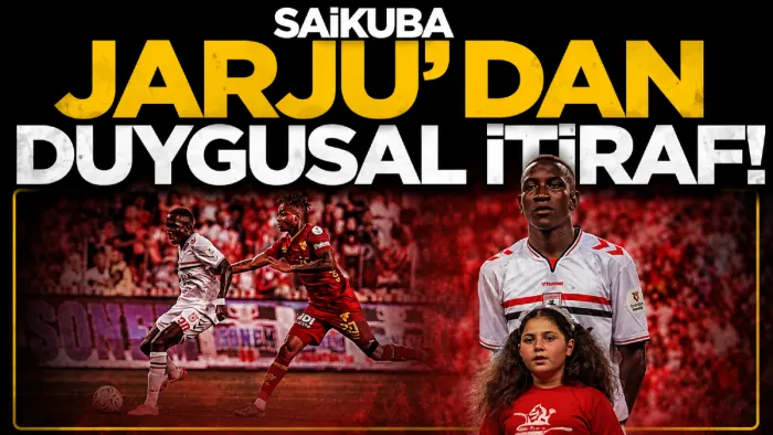 Samsunspor-Göztepe maçında ilk 11'de başlamıştı: Saikuba Jarju'dan duygusal itiraf