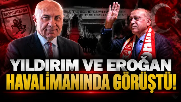 Samsunspor Kulübü Başkanı Yüksel Yıldırım, Cumhurbaşkanı Recep Tayyip Erdoğan'la görüştü