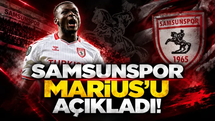 Samsunspor Marius Mouandilmadji'ye resmen veda etti