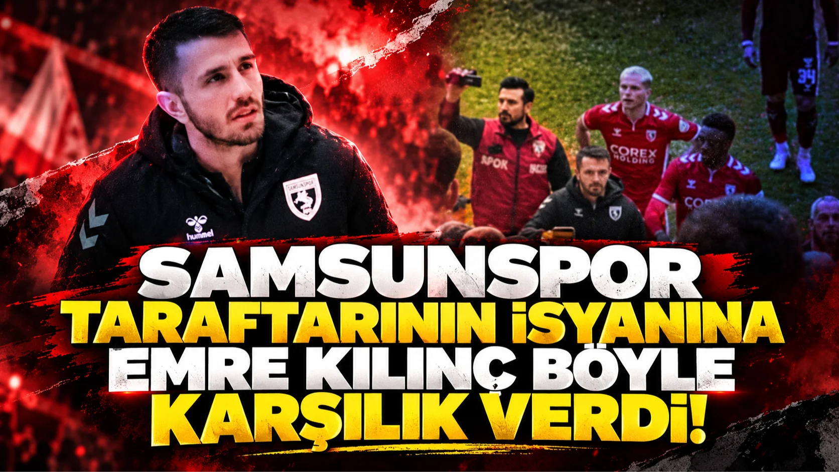 Samsunspor taraftarının isyanına Emre Kılınç böyle karşılık verdi