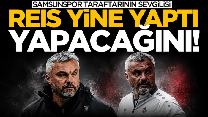 Samsunspor taraftarının sevgilisi Thomas Reis 5’te 5 yaptı!