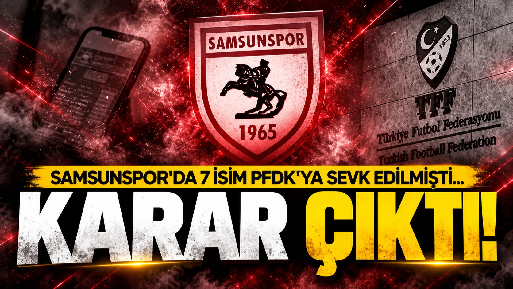 Samsunspor'da 7 isim bahis soruşturması sebebiyle PFDK'ya sevk edilmişti! Karar çıktı...