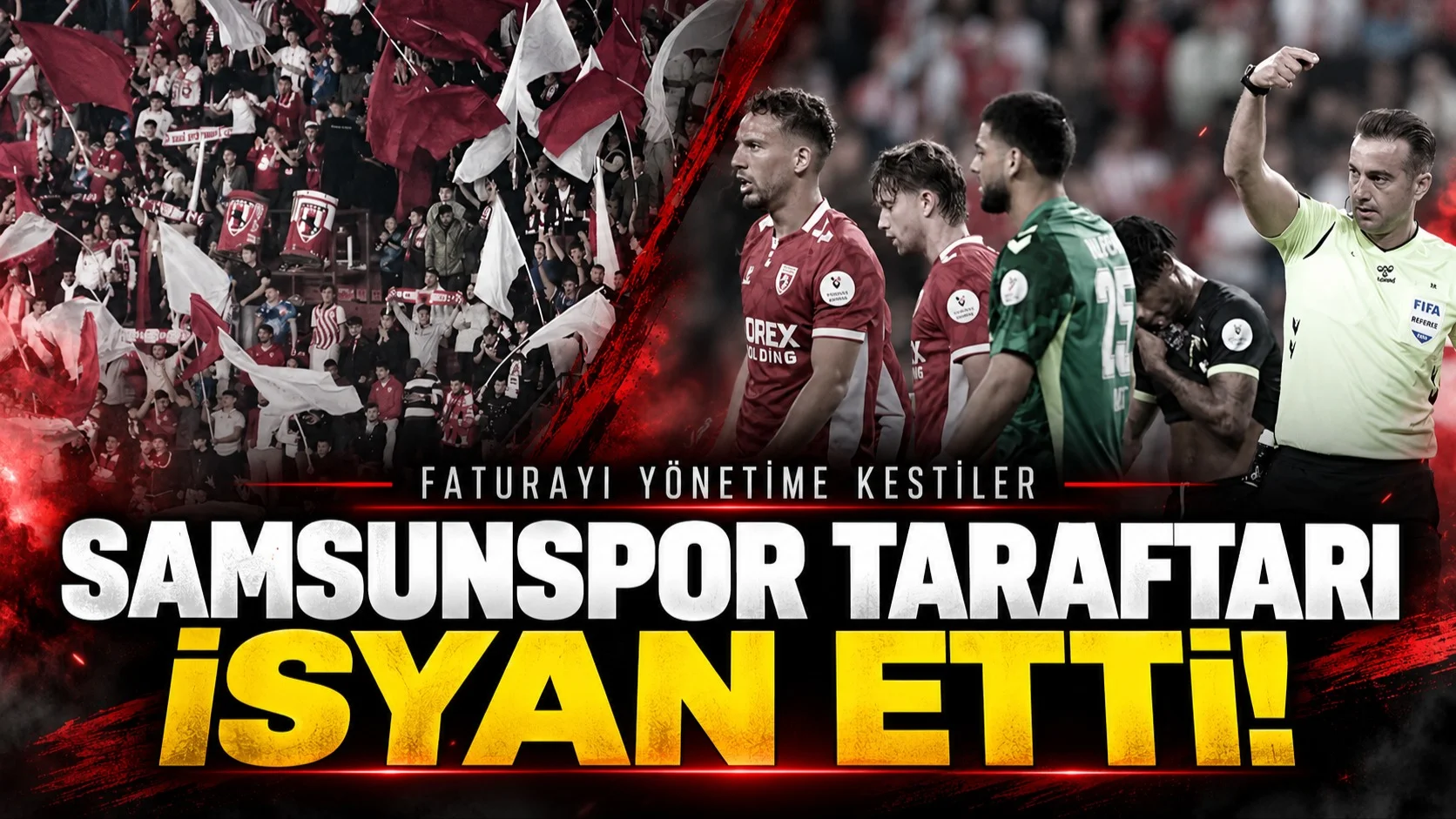 Samsunspor'da Amedspor yenilgisi sonrası tribünler karıştı! Yönetime istifa çağrısı
