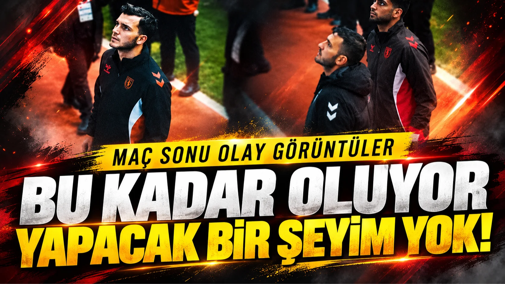 Samsunspor'da Kasımpaşa maçı sonrası bomba görüntüler! Kaptan Emre Kılınç ve Yunus Emre Çift tribüne gelerek...