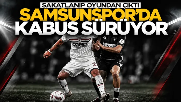 Samsunspor’da sakatlık şoku! Yalçın Kayan maça devam edemedi