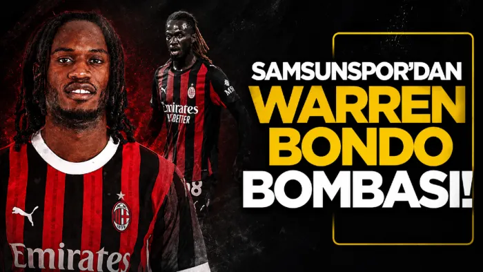 Samsunspor’dan Milan’ın genç orta sahası Warren Bondo’ya kanca