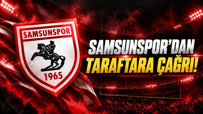 Samsunspor'dan taraftara birlik çağrısı: "Hep birlikte daha güçlüyüz"