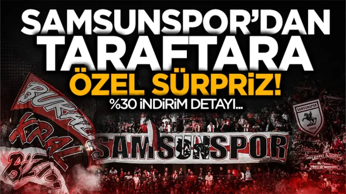 Samsunspor’dan taraftara jest! Kombine sahiplerinin isimleri koltuklara yazılacak D
