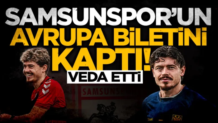 Samsunsporlu Arbnor Muja Avrupa biletini kaptı, veda etti!