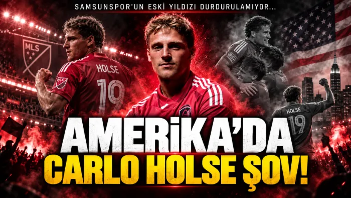 Samsunspor'un eski yıldızı Carlo Holse Amerika’da da durmuyor! 8 maçta 4 gole katkı