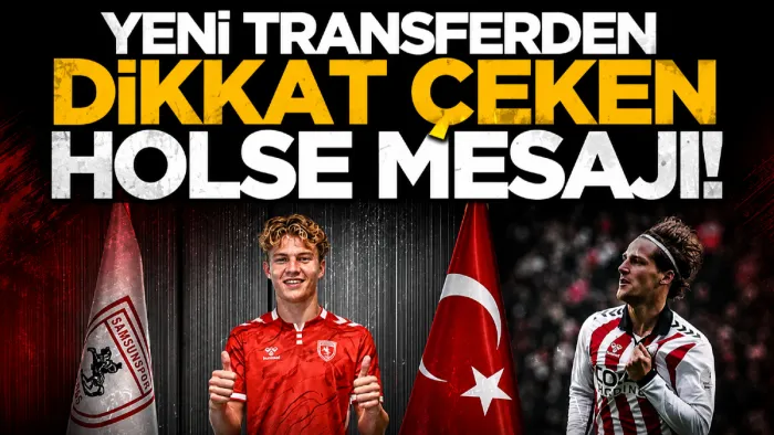 Samsunspor’un yeni transferi Oskar’dan iddialı mesaj: Yeni Holse değilim, kendi hikayemi yazmak istiyorum