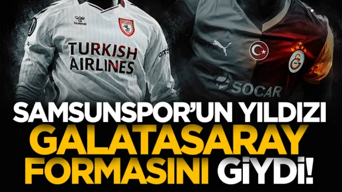 Samsunspor’un yıldızı Marius Mouandilmadji Galatasaray formasıyla görüntülendi
