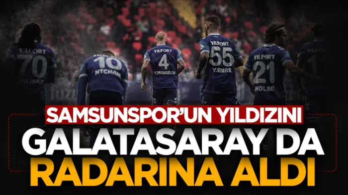 Samsunspor'un yıldızı Rick van Drongelen'i Galatasaray da radarına aldı!
