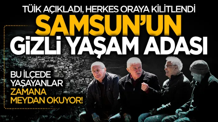 Samsun'un o ilçesinde yaşayanlar zamana meydan okuyor: Her 4 kişiden biri 65 yaş üstü 