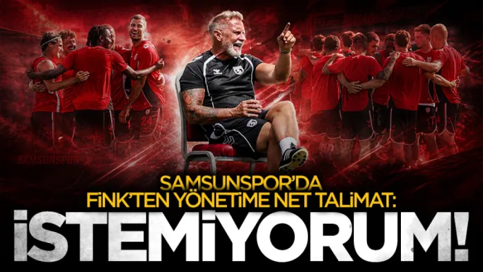 Thorsten Fink'ten transferde net mesaj: Kalabalık kadro istemiyorum 
