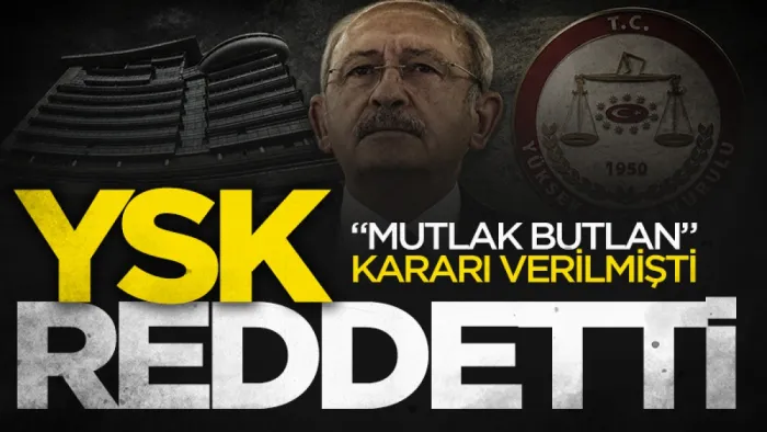 YSK 'mutlak butlan' itirazını reddetti! Özgür Özel ve ekibi başvurmuştu
